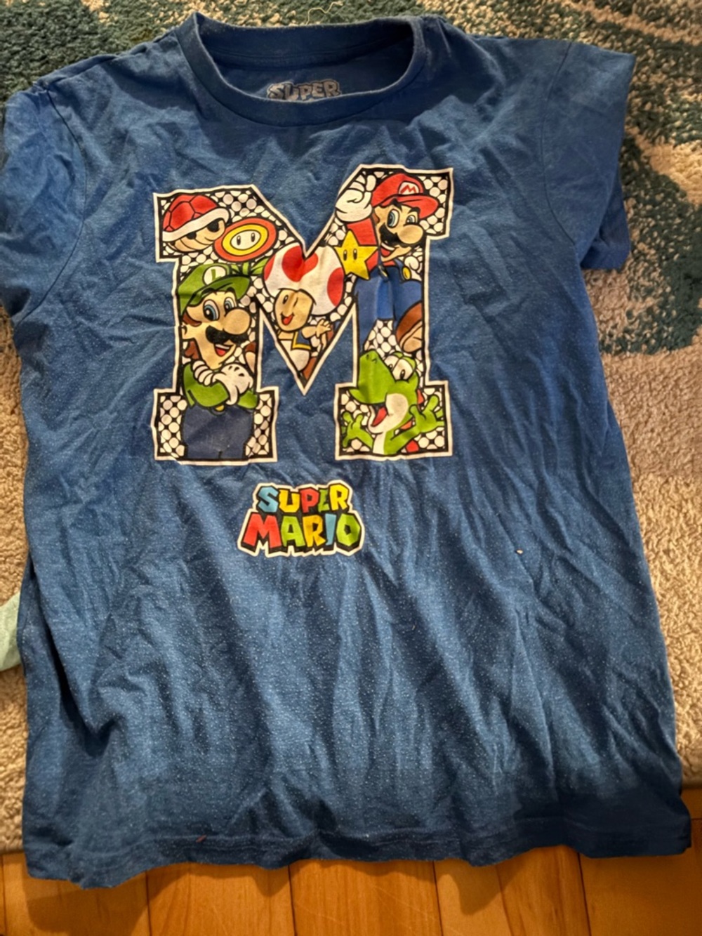 Super Mario Graphic Tee - Blue